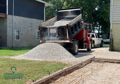 gravel poured spencer county indiana