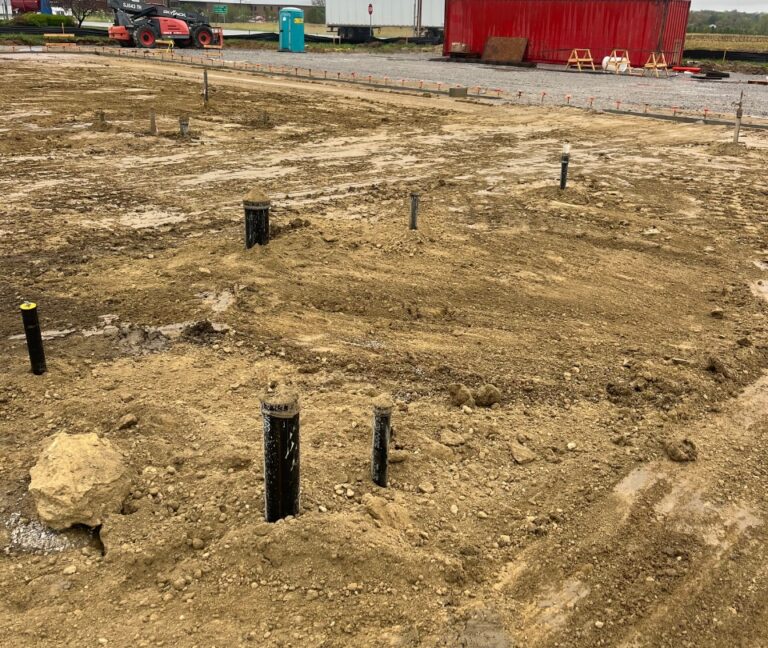 concrete foundation installation residential home newburgh indiana