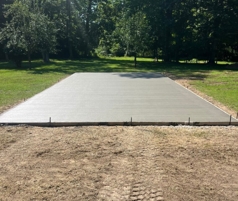 concrete pad site preparation boonville indiana