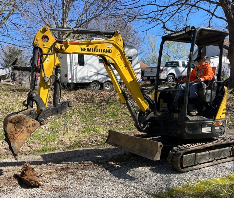 backhoe services for residential chandler indiana