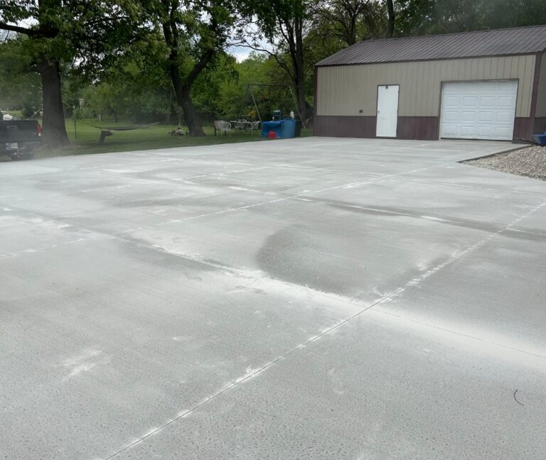 custom residential driveway concrete installation near me