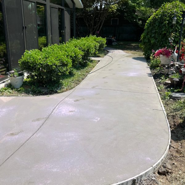 concrete walkway design newburgh indiana